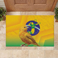 Brasil Volleyball Rubber Doormat Go Champions Canario-da-terra - Wonder Print Shop