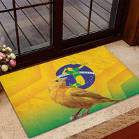 Brasil Volleyball Rubber Doormat Go Champions Canario-da-terra - Wonder Print Shop