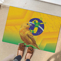 Brasil Volleyball Rubber Doormat Go Champions Canario-da-terra - Wonder Print Shop