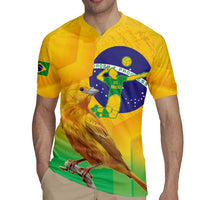 Brasil Volleyball Rugby Jersey Go Champions Canario-da-terra - Wonder Print Shop