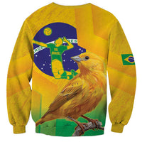 Brasil Volleyball Sweatshirt Go Champions Canario-da-terra - Wonder Print Shop