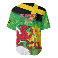 Wales Saint David's Day Baseball Jersey Welsh Dragon Dydd Gwyl Dewi Hapus!