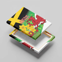 Wales Saint David's Day Canvas Wall Art Welsh Dragon Dydd Gwyl Dewi Hapus!