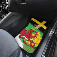 Wales Saint David's Day Car Mats Welsh Dragon Dydd Gwyl Dewi Hapus!