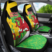 Wales Saint David's Day Car Seat Cover Welsh Dragon Dydd Gwyl Dewi Hapus!
