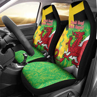 Wales Saint David's Day Car Seat Cover Welsh Dragon Dydd Gwyl Dewi Hapus!