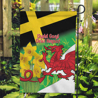 Wales Saint David's Day Garden Flag Welsh Dragon Dydd Gwyl Dewi Hapus!