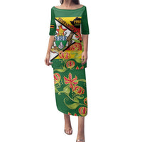 Zimbabwe Independence Day Family Matching Puletasi and Hawaiian Shirt Happy 45 Years Of Independence