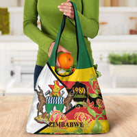 Zimbabwe Independence Day Grocery Bag Happy 45 Years Of Independence