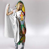 Zimbabwe Independence Day Hooded Blanket Happy 45 Years Of Independence