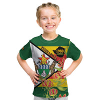 Zimbabwe Independence Day Kid T Shirt Happy 45 Years Of Independence