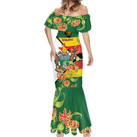 Zimbabwe Independence Day Mermaid Dress Happy 45 Years Of Independence
