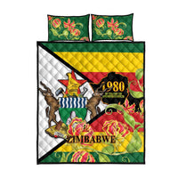 Zimbabwe Independence Day Quilt Bed Set Happy 45 Years Of Independence