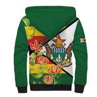 Zimbabwe Independence Day Sherpa Hoodie Happy 45 Years Of Independence