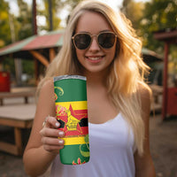Zimbabwe Independence Day Skinny Tumbler Happy 45 Years Of Independence