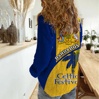 Barbados 2023 Women Casual Shirt Celtic Festival Special Version - Wonder Print Shop