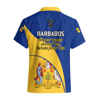 Barbados Hawaiian Shirt Barbadian Coat Of Arms - Wonder Print Shop