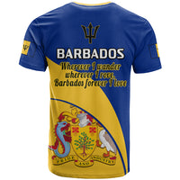 Barbados T Shirt Barbadian Coat Of Arms - Wonder Print Shop