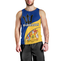 personalised-barbados-men-tank-top-barbadian-coat-of-arms