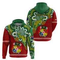 Custom Australia And Tonga Hoodie Aboriginal Mix Tongan Ngatu Unique Style - Wonder Print Shop