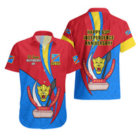 30 June Democratic Republic of the Congo Independence Day Hawaiian Shirt Happy 63rd Anniversary - Wonder Print Shop