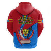30 June Democratic Republic of the Congo Independence Day Hoodie Happy 63rd Anniversary - Wonder Print Shop