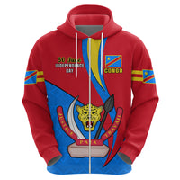 30 June Democratic Republic of the Congo Independence Day Hoodie Happy 63rd Anniversary - Wonder Print Shop