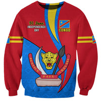 30 June Democratic Republic of the Congo Independence Day Sweatshirt Happy 63rd Anniversary - Wonder Print Shop