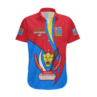 Personalised 30 June Democratic Republic of the Congo Independence Day Hawaiian Shirt Happy 63rd Anniversary - Wonder Print Shop