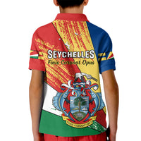 29 June Seychelles Independence Day Kid Polo Shirt Flag Style - Wonder Print Shop