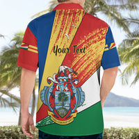 Personalised 29 June Seychelles Independence Day Hawaiian Shirt Flag Style - Wonder Print Shop