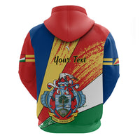 Personalised 29 June Seychelles Independence Day Hoodie Flag Style - Wonder Print Shop