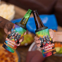 Rock Festival Poland 4 in 1 Can Cooler Tumbler Polska Eagle Mascot Tie Dye Vibes - Wonder Print Shop