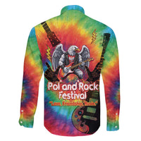 Rock Festival Poland Family Matching Puletasi and Hawaiian Shirt Polska Eagle Mascot Tie Dye Vibes - Wonder Print Shop
