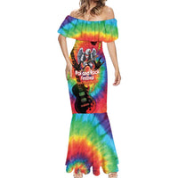 Rock Festival Poland Mermaid Dress Polska Eagle Mascot Tie Dye Vibes - Wonder Print Shop