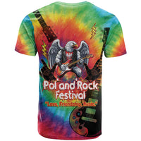 Rock Festival Poland T Shirt Polska Eagle Mascot Tie Dye Vibes - Wonder Print Shop