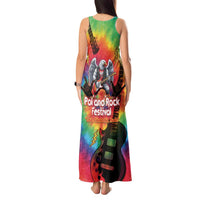 Rock Festival Poland Tank Maxi Dress Polska Eagle Mascot Tie Dye Vibes - Wonder Print Shop