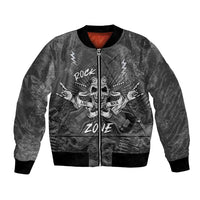 Live Love Rock Skull Bomber Jacket Retro Grunge Style - Wonder Print Shop