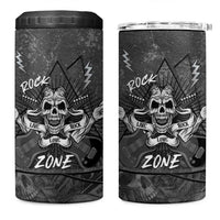 Live Love Rock Skull 4 in 1 Can Cooler Tumbler Retro Grunge Style - Wonder Print Shop