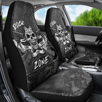 Live Love Rock Skull Car Seat Cover Retro Grunge Style - Wonder Print Shop