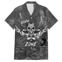 Live Love Rock Skull Family Matching Short Sleeve Bodycon Dress and Hawaiian Shirt Retro Grunge Style - Wonder Print Shop