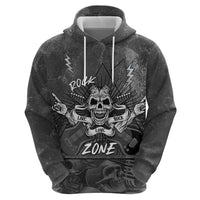 Live Love Rock Skull Hoodie Retro Grunge Style - Wonder Print Shop