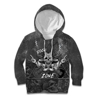 Live Love Rock Skull Kid Hoodie Retro Grunge Style - Wonder Print Shop