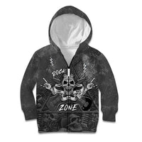 Live Love Rock Skull Kid Hoodie Retro Grunge Style - Wonder Print Shop