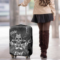 Live Love Rock Skull Luggage Cover Retro Grunge Style - Wonder Print Shop