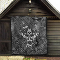 Live Love Rock Skull Quilt Retro Grunge Style - Wonder Print Shop