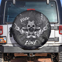 Live Love Rock Skull Spare Tire Cover Retro Grunge Style - Wonder Print Shop