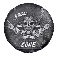 Live Love Rock Skull Spare Tire Cover Retro Grunge Style - Wonder Print Shop