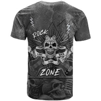 Live Love Rock Skull T Shirt Retro Grunge Style - Wonder Print Shop