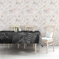 Live Love Rock Skull Tablecloth Retro Grunge Style - Wonder Print Shop